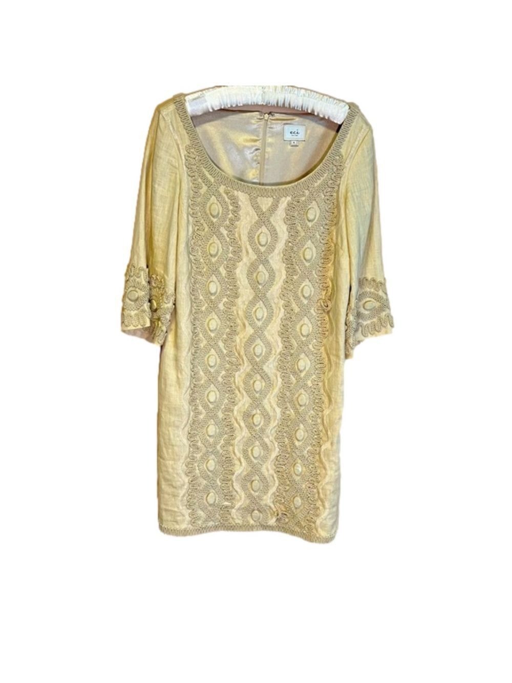Linen Dress with Beautiful Boho Details